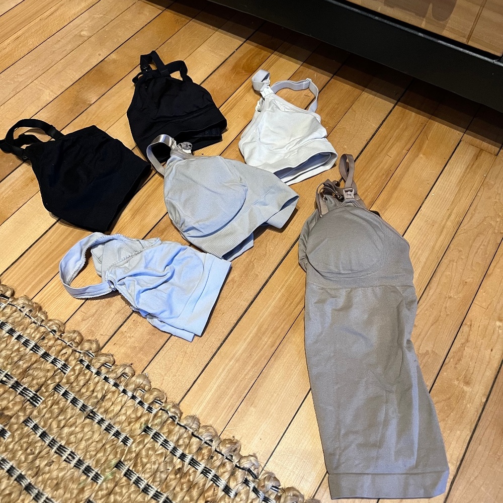 Madela lot of nursing bras and tank